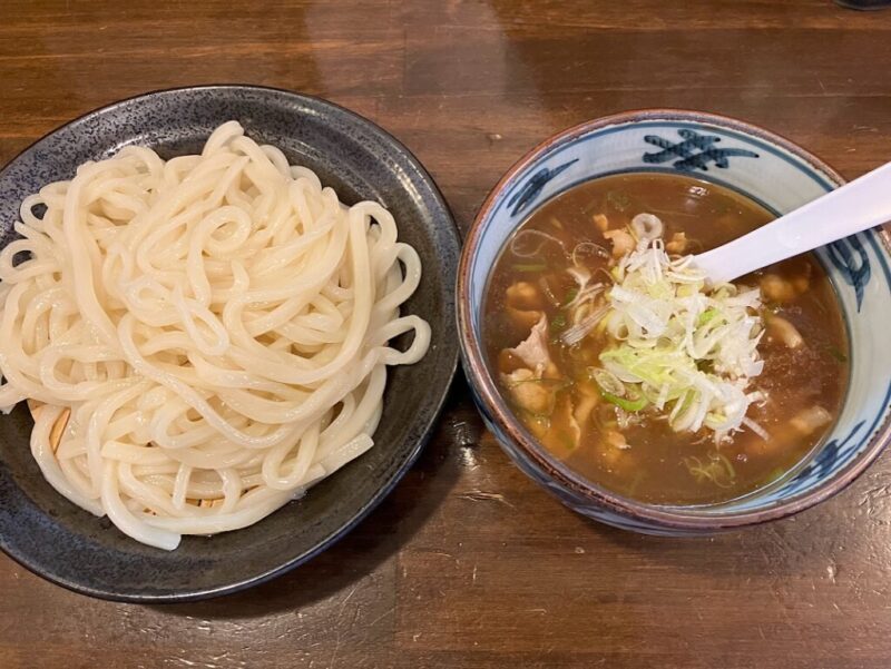 喜竹　肉汁つけうどん(並盛)の写真