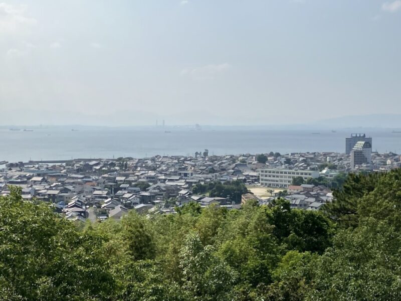 大野城展望台から見た北西方面の写真