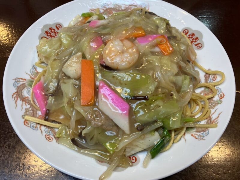 太麺皿うどんの写真①
