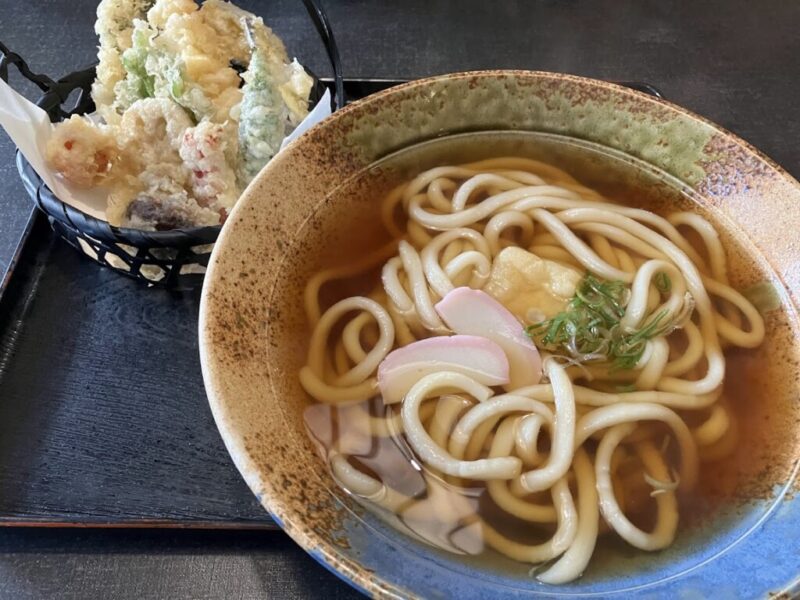 天ぷらうどんの写真