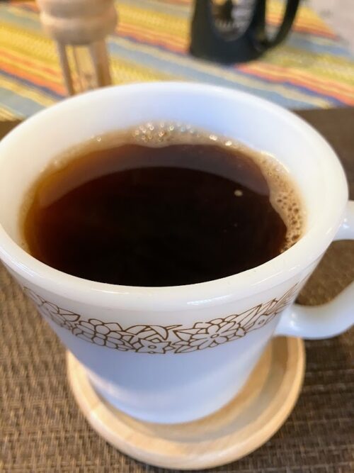 まぜおにのランチのホットコーヒーの写真2