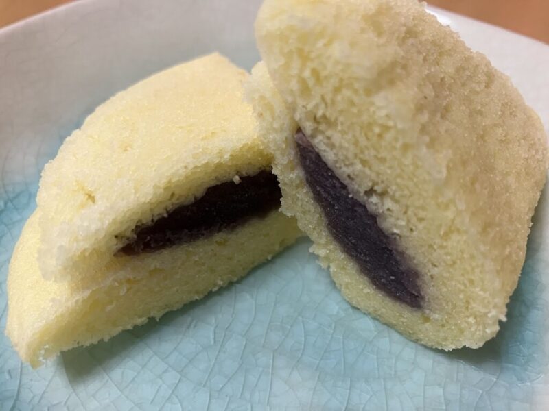 半分に切った「お月さま」の写真