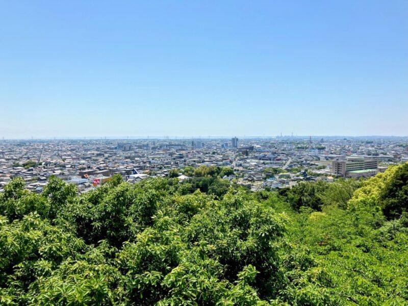 西尾市八ツ面山の展望台からの景色写真②
