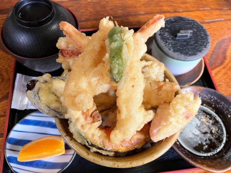 つれづれの特天丼ランチの写真