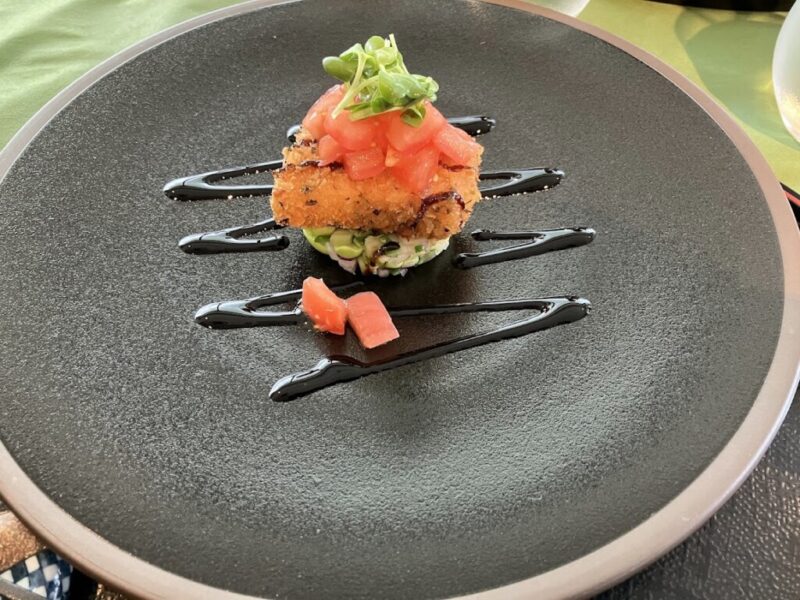 エスポアールの魚料理の写真①